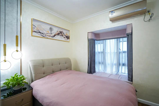 99㎡四居室，流行定制家具+靈動配色，打造不同生活體驗